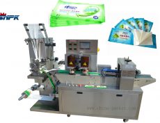 Automatic alcohol pad packing machine disinfecting wet wipes wet tissue manufacturing machine